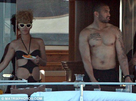 Rihanna and Matt Kemp in LA